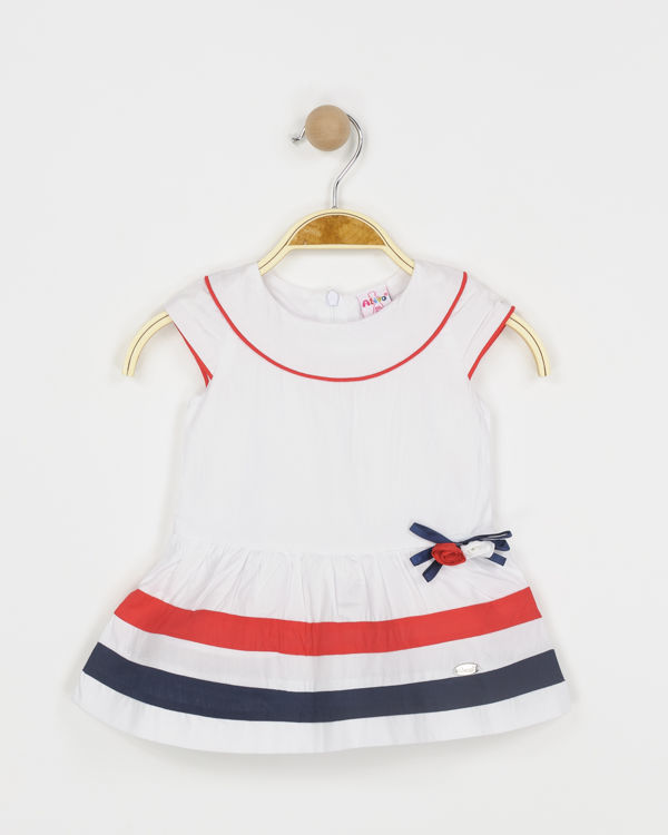 Picture of B01015 GIRLS COTTON CASUAL/SMART DRESS